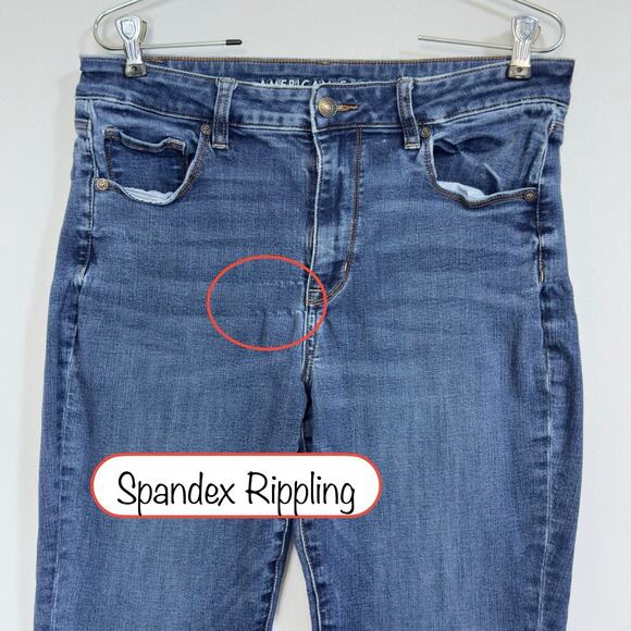 American Eagle Outfitters Blue Boot Cut Jeans - Picture 3 of 15